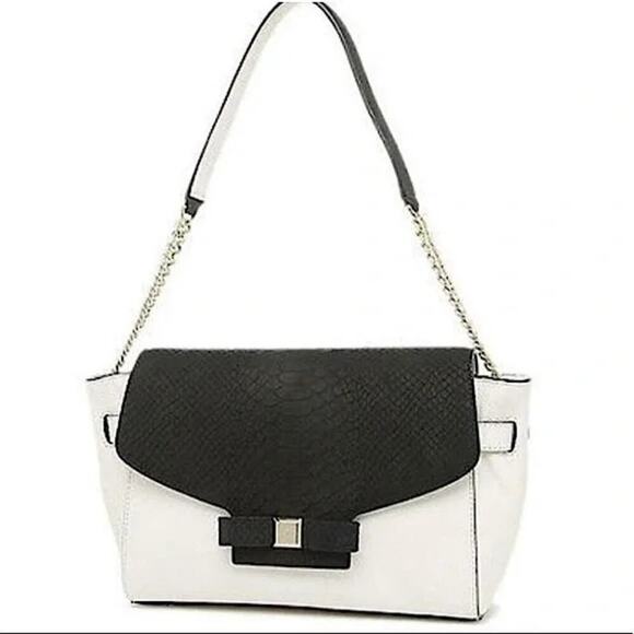 Kate Spade Montrose Shantel Black and White Leather Purse - NWOT - Picture 2 of 9